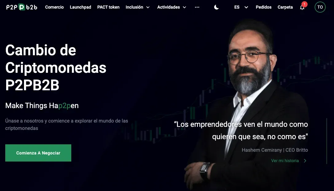 comprar TUT en P2PB2B