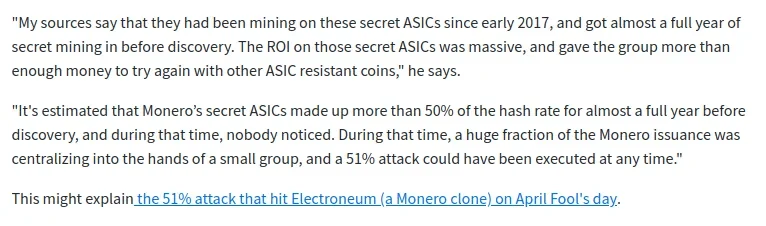 Un año entero minando Monero en la sombra