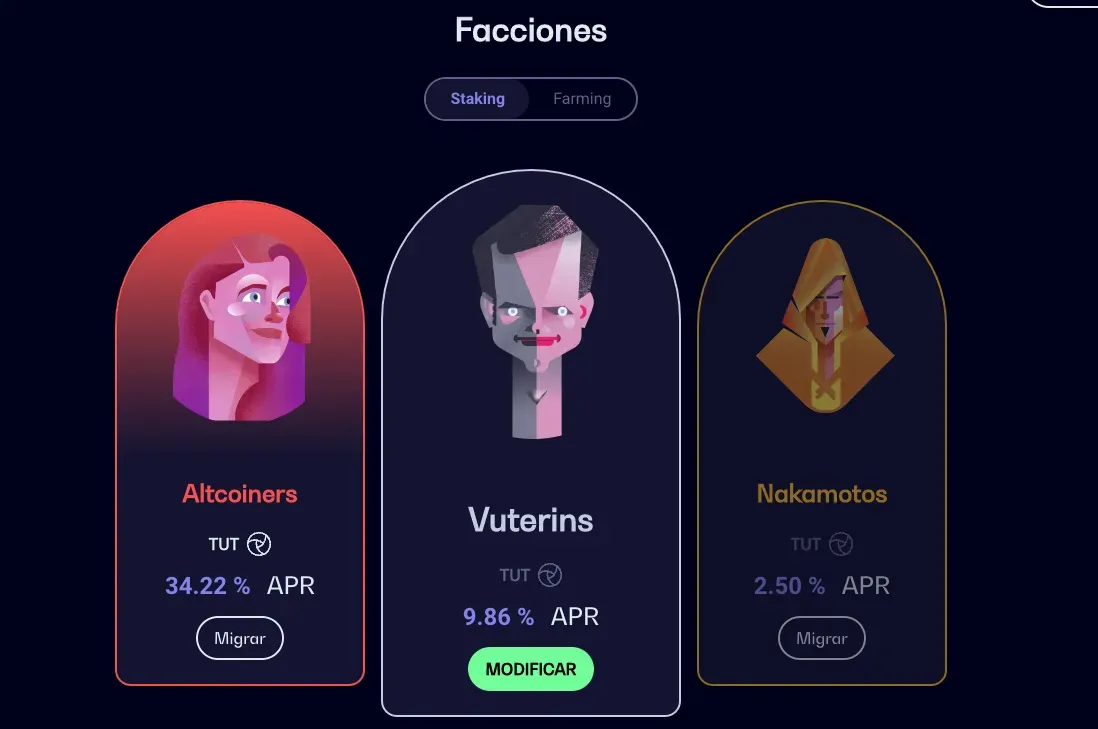 Facciones Launchpad Tutellus